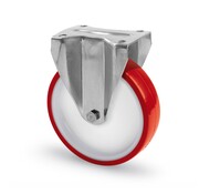 Roue fixe, Ø 125 mm, polyuréthane moulé par injection, 170KG