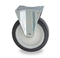 Roue fixe, Ø 200 mm, bandage en polyuréthane moulé par injection, 800KG