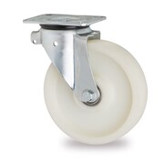 roulette pivotante, Ø 250mm, roue en polyamide (PA6), 1000KG