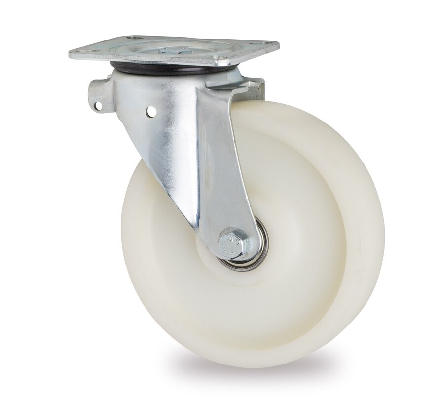 swivel castor, Ø 200mm, all-polyamide (PA6) wheel, 1000KG