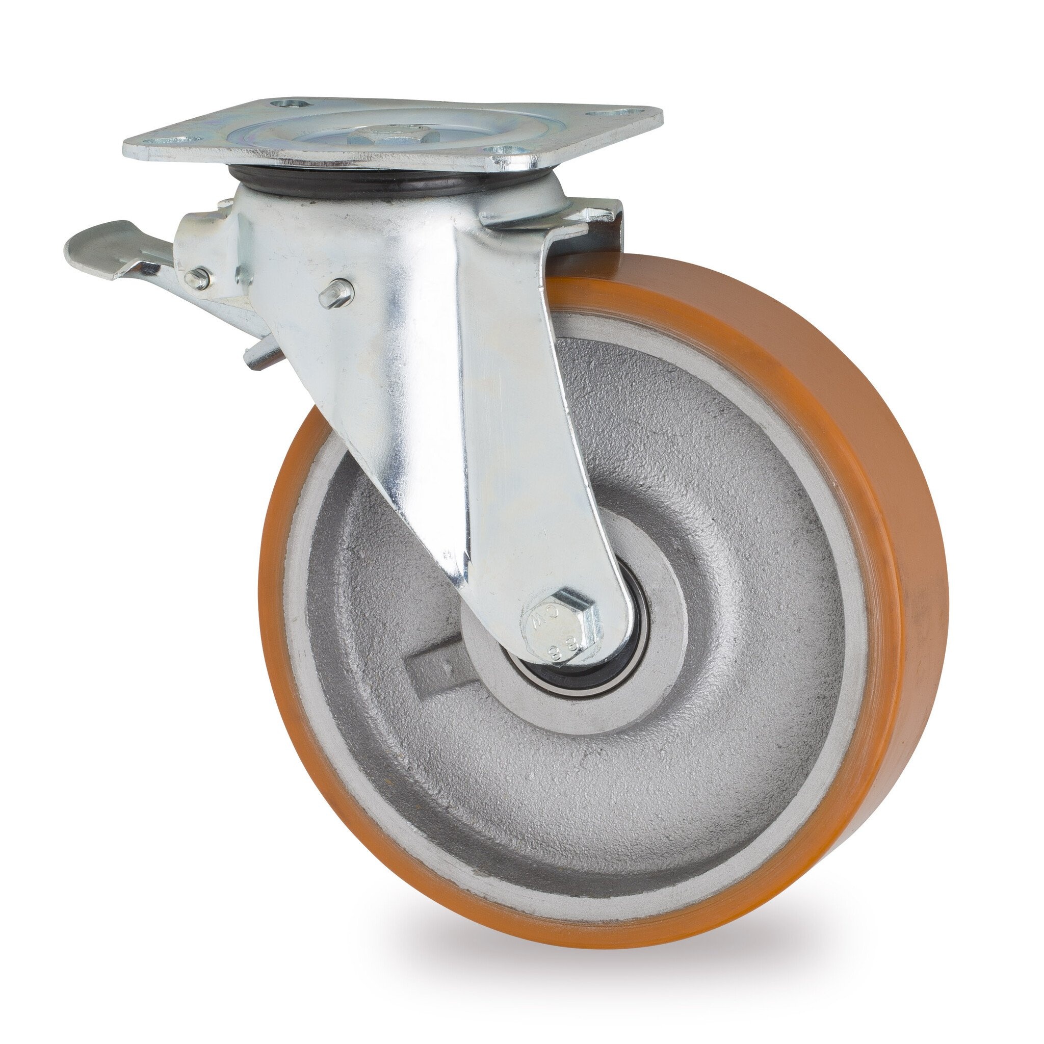 Zabi Simple En Plastique Roulettes En Nylon Avec Roulements