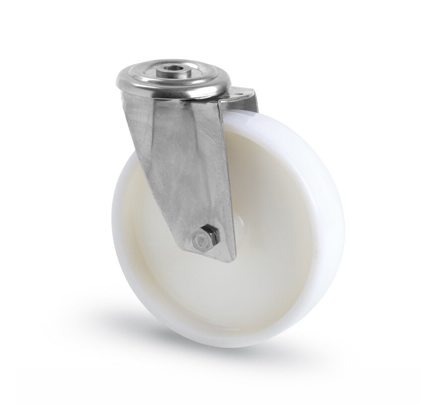 swivel castor, Ø 100 mm, all-polyamide (PA6) wheel, 150KG