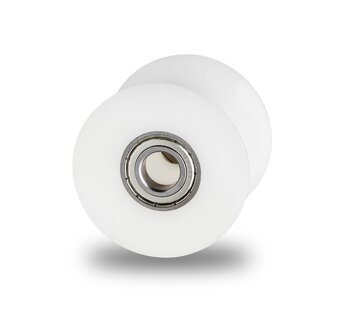 diabolo rullar 70mm, rörskena hjul med dubbel precision kullager i axeln. Axel Ø:12mm