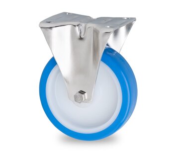 ruota fissa, Ø 80 mm, poliuretano stampato ad iniezione, 85KG