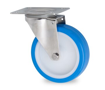 roulette pivotante, Ø 80 mm, polyuréthane injecté, 85KG