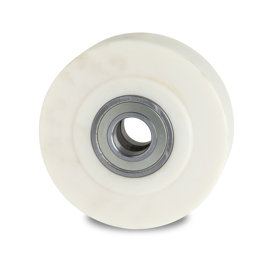 koło, Ø 250 mm, odlewane koło z poliamidu (PA6), 6000 kg