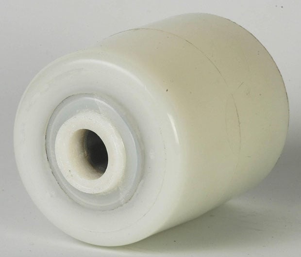 Rullo Per Transpallet In Poliuretano - 82x70 Mm, Foro 20 Mm, Con Cuscinetti A Sfera, Portata 500 Kg - Foto 5