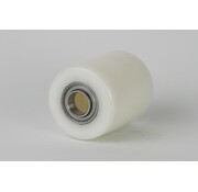 Poliamida PA6 Rolo de paletes Ø85x65 mm, furo do eixo: 25 mm, comprimento do cubo: 63 mm
