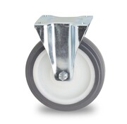 rodízio de roda fixa, Ø 160 mm, poliuretano moldado por injeção, 300KG