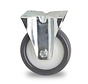 rueda fija, Ø 100 mm, poliuretano inyectado, 200KG