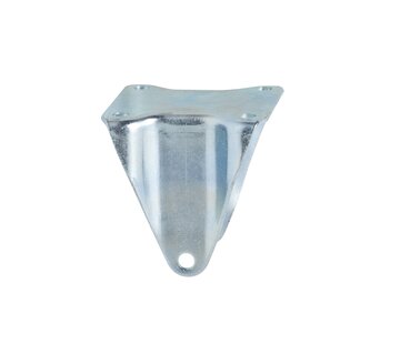 garfo de rodízio fixo Ø100mm placa superior 200kg