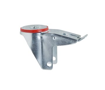 swivel castor fork with brake Ø200mm bolt hole 300KG