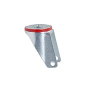 horquilla giratoria Ø100mm agujero para perno 200KG