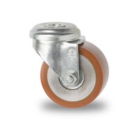 swivel castor, Ø 45mm, vulcanised polyurethane tread, 100KG