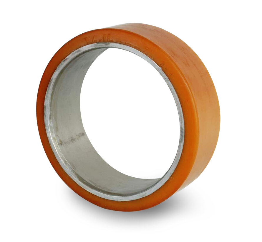 Pneus pour chariots élévateurs à fourche / courroies de presse Vulkollan®, Ø 330x127mm, 2700KG