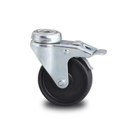 Roda giratória travão, Ø 50mm, polipropileno Roda, 40KG