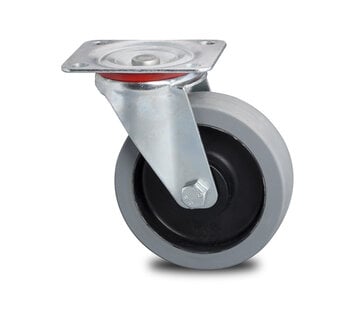 Zestaw obrotowy, Ø 125mm, elastycznej gumy, 200KG