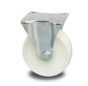 Rodízio fixo, Ø 80mm, Roda de poliamida, 150KG