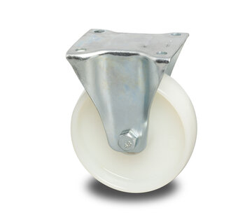 Koło stałe, Ø 125 mm, koło poliamidowe, 250 kg