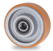 Koło, Ø 125mm, lanego poliuretano wulkanizowanej, 400KG