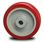 Industrial Wheel from Injected polyurethane, precision ball bearing, Wheel-Ø 125mm, 250KG