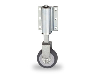 Roulette de portail / roue d'échelle, roulette fixe, Ø 50mm