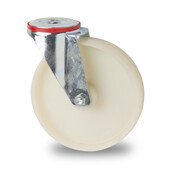 supporto rotante, Ø 125mm, ruota poliammide, 250KG