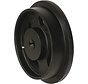 Track rollers and wheels: Flanged wheel from cast iron, plain bearing, Wheel-Ø 50mm, 400KG