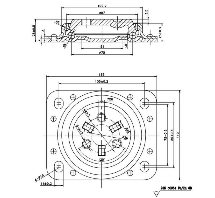 Heavy duty turntable Max. load 600 kg - two turntables with thrust ball bearings