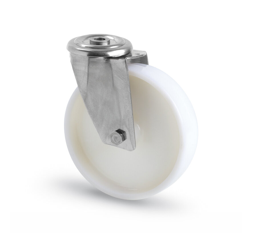 roulette pivotante, Ø 100 mm, roue en polyamide (PA6), 150KG