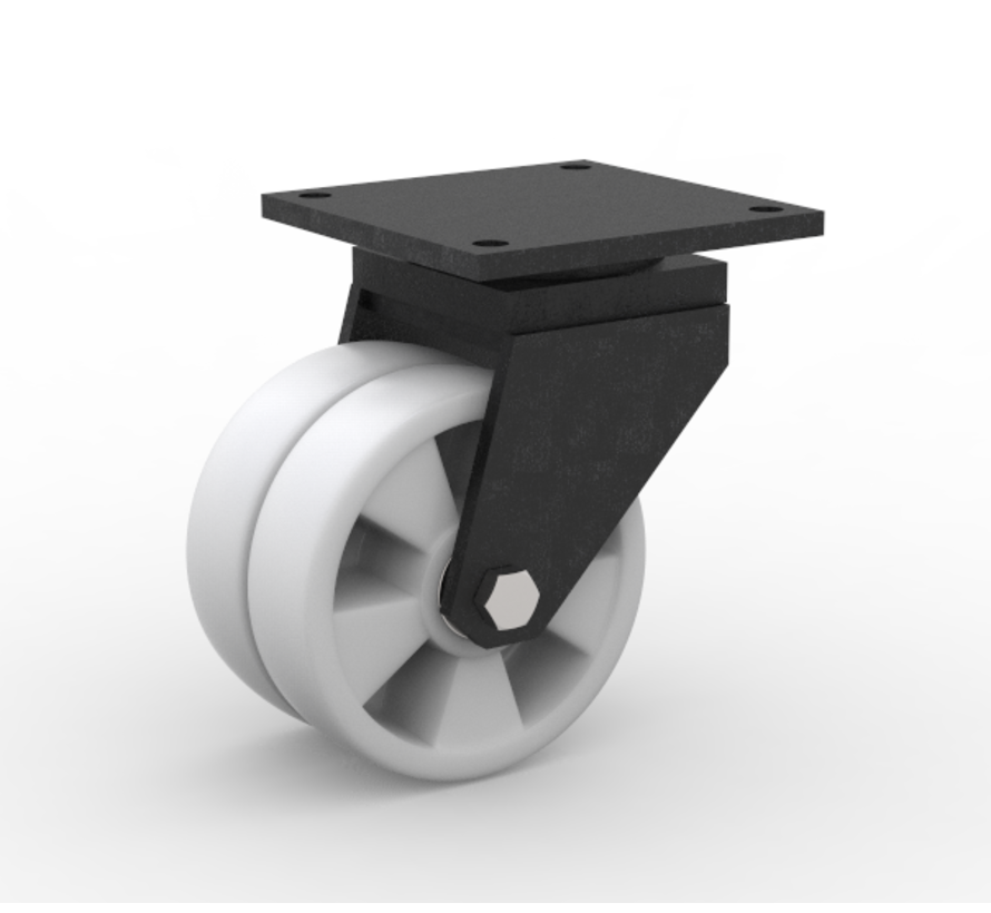 roulette pivotante, Ø 150mm, nylon (PA6), 1000KG