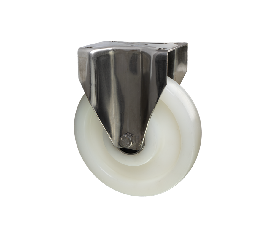 fixed-wheel castor, Ø 200 mm, all-polyamide (PA6) wheel, 700KG