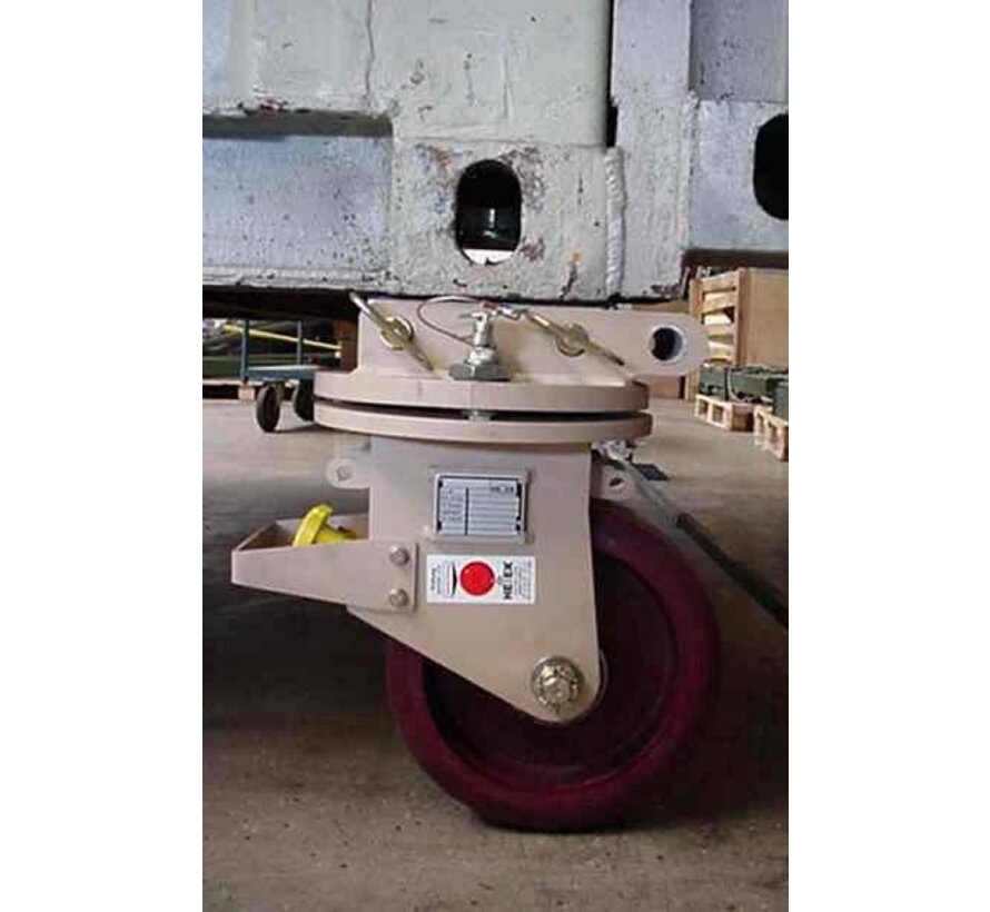 Réglez towcastors coin pivotantes pour déplacer les conteneurs de fret ISO 10.000 kg