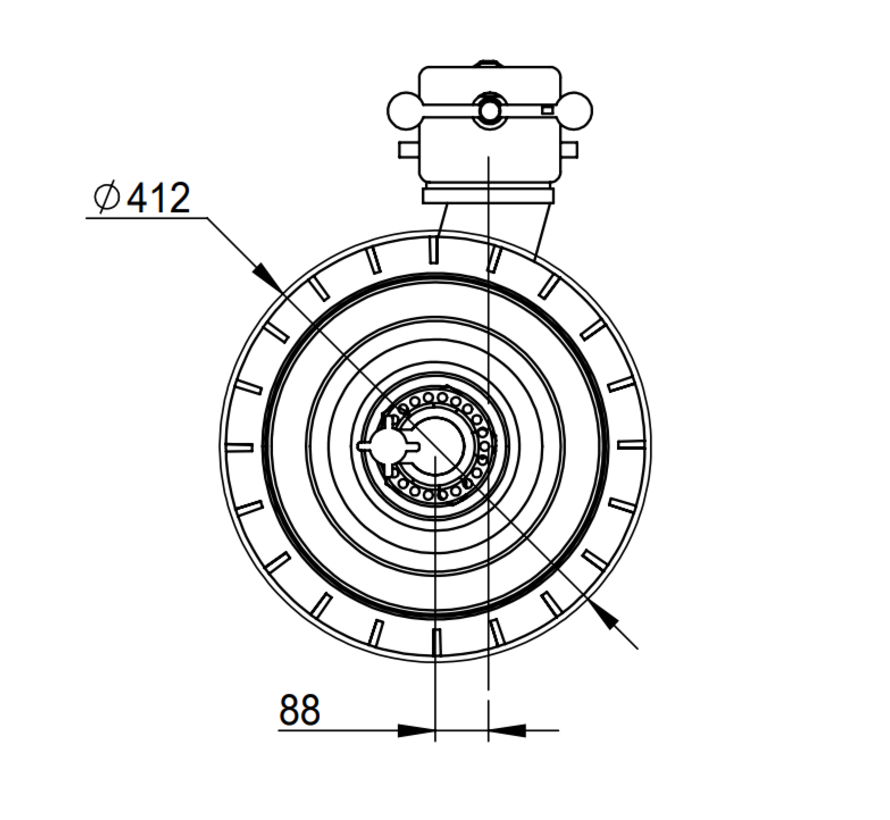 NEW development. Set of 4 wheels: 12150M412X4 NOW with wheel brake and improved clamping lock