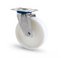 Stainless steel swivel castor Ø200 PA6 wheel