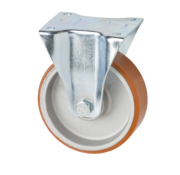 Ruota fissa, Ø 125 mm, battistrada in poliuretano vulcanizzato, 200 kg