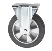 Bockrolle Ø160x50mm Elastikgummireifen – 300kg