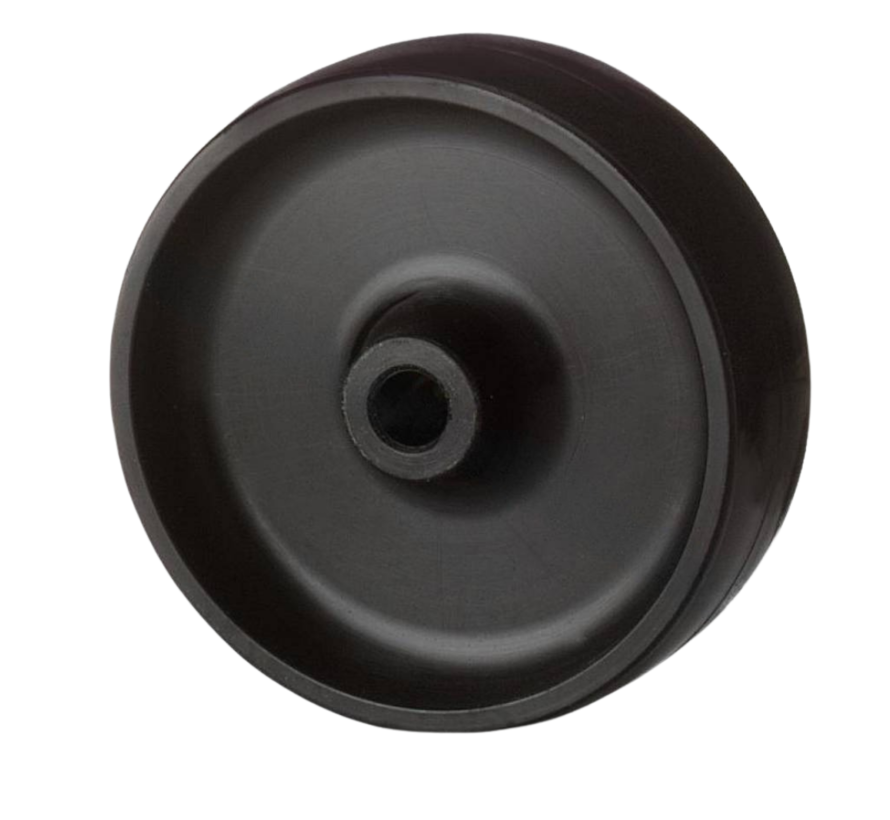 Institutional Wheel Ø75x24mm, Fully Polypropylene, Plain Bearing, Axle Hole Ø8mm, Hub Length 28mm – 75kg Load Capacity
