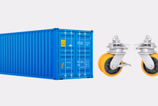 Shipping Container Castors with Twist-Lock – Heavy-Duty Container Mobility Solutions