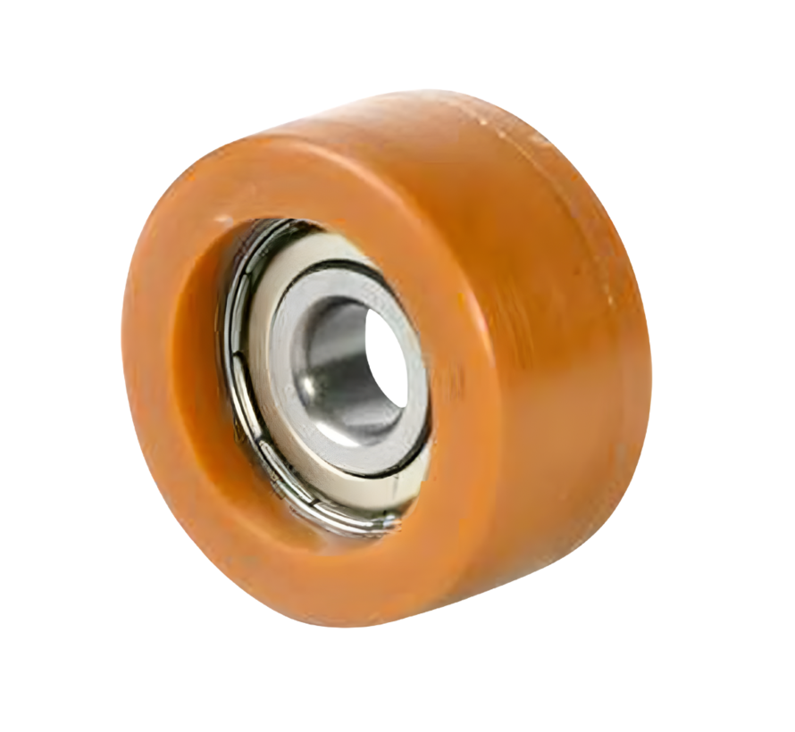 Printhopan roles de liderazgo bandaje Vulkopan núcleo de rueda de acero, cojinete de bolas de precisión, Rueda-Ø 50mm, 140KG