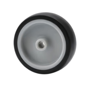 Rad, Ø 75mm, Thermoplastischer Gummi grau-spurlos, 75KG