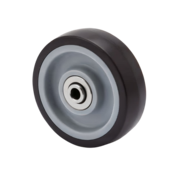 Wheel, Ø 50mm, thermoplastic rubber gray non-marking, 50KG