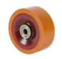 Heavy duty Wheel from Vulcanized Polyurethane tread, precision ball bearing, Wheel-Ø 250mm, 2500KG