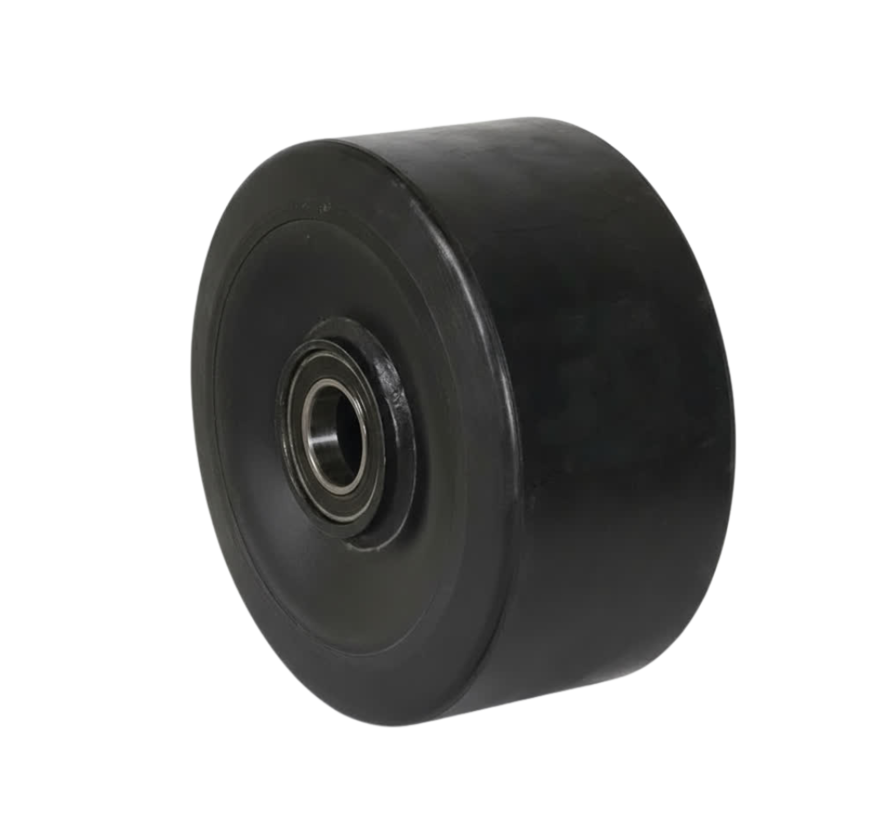 Schwerlastrad aus Vulkanisierter Elastikgummibereifung, Präzisionskugellager, Rad-Ø 250mm, 1350KG