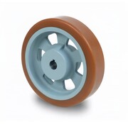 Roue motrice Vulkollan® Covestro bande de roulement fonte, Ø 100x40mm, 350KG