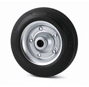 Industrial Wheel Ø160x40mm Black Rubber Tyre – 180kg