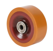 Roue, Ø 400 mm, bande de roulement en polyuréthane vulcanisé, 4 000 kg
