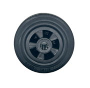 Roda, Ø 125mm, borracha, preta, 130KG