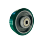 Rodas industriais Roda, poliuretano injetado, rolamento rígido de esferas, Roda-Ø 100mm, 150KG