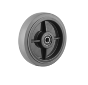 ruota, Ø 160, pneumatico grigio in gomma termoplastica antitraccia, 200KG